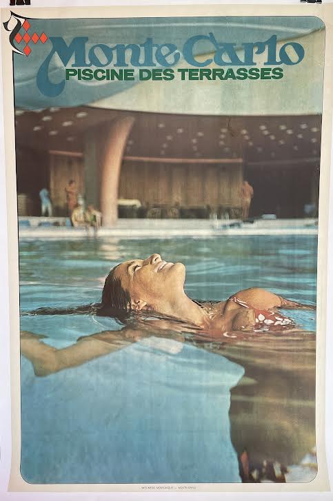 Monte Carlo Vintage Poster