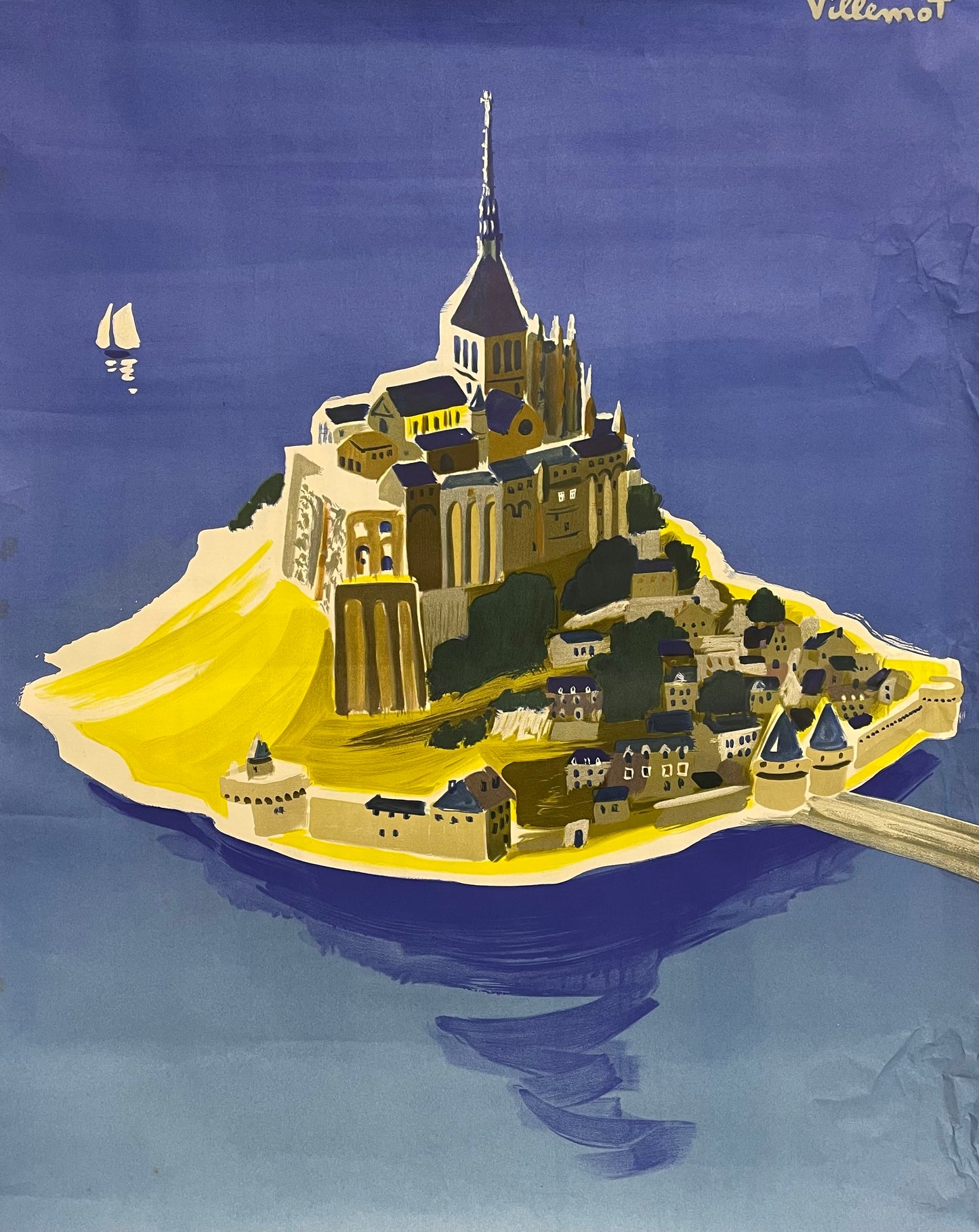 Ile de Saint Michel by Bernard Villemot