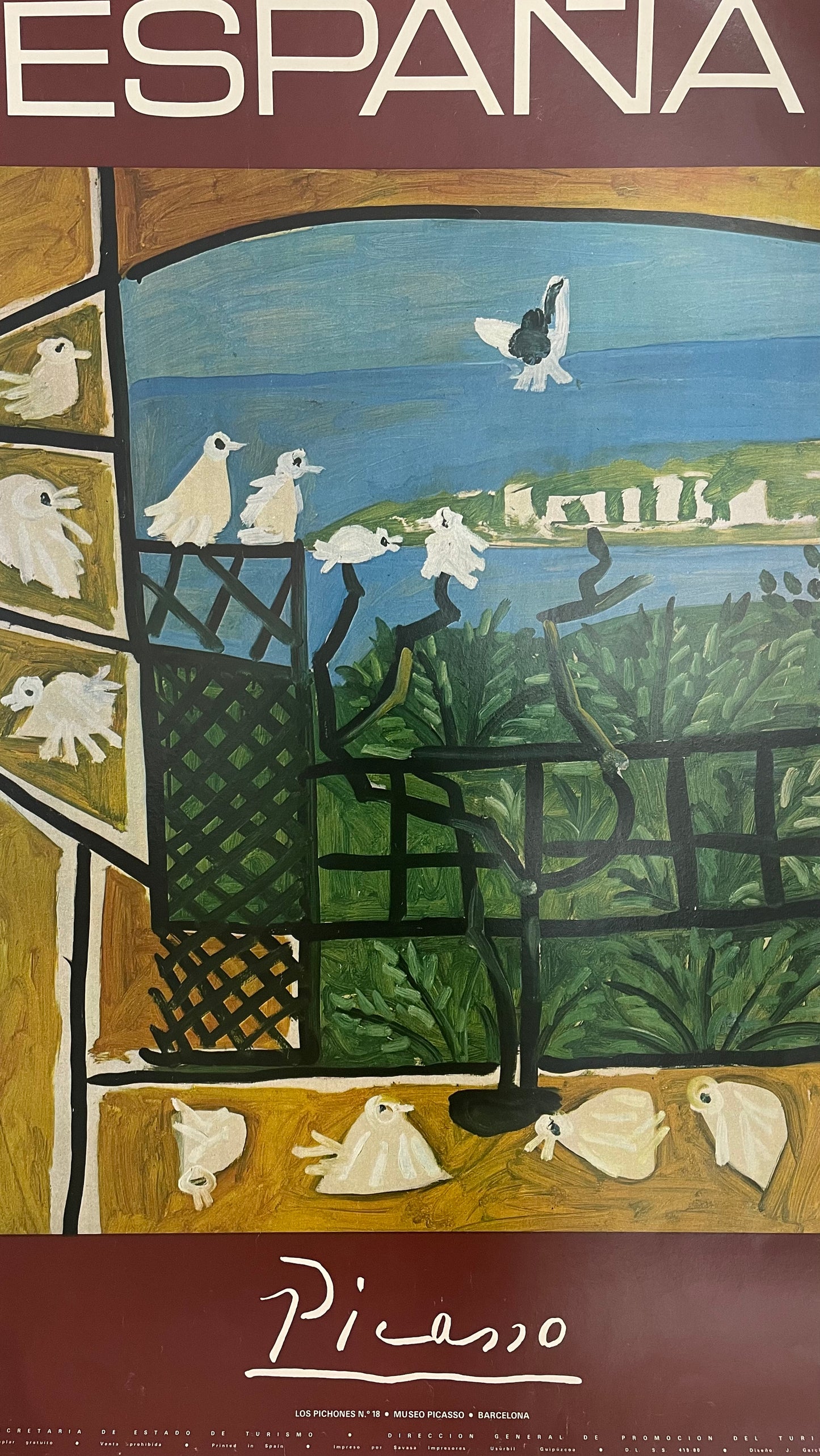 Espana Spanish Vintage Poster by Picasso