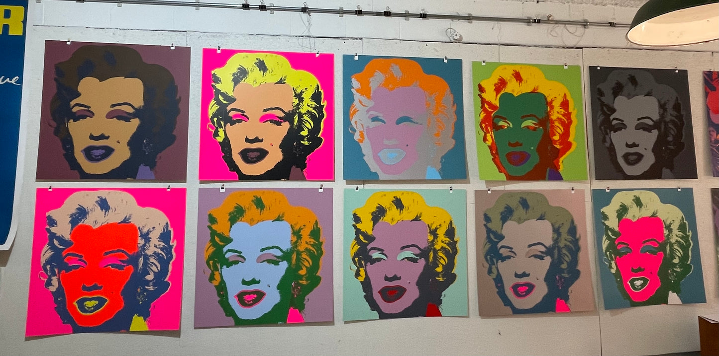 Marilyn Monroe complete portfolio 1967 by Andy Warhol