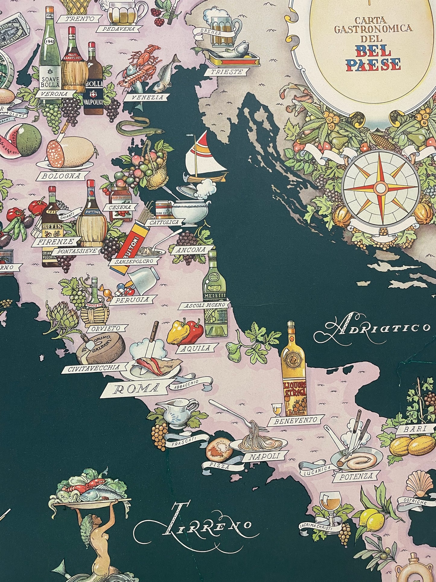 Carta Gastronomica del bel Paese