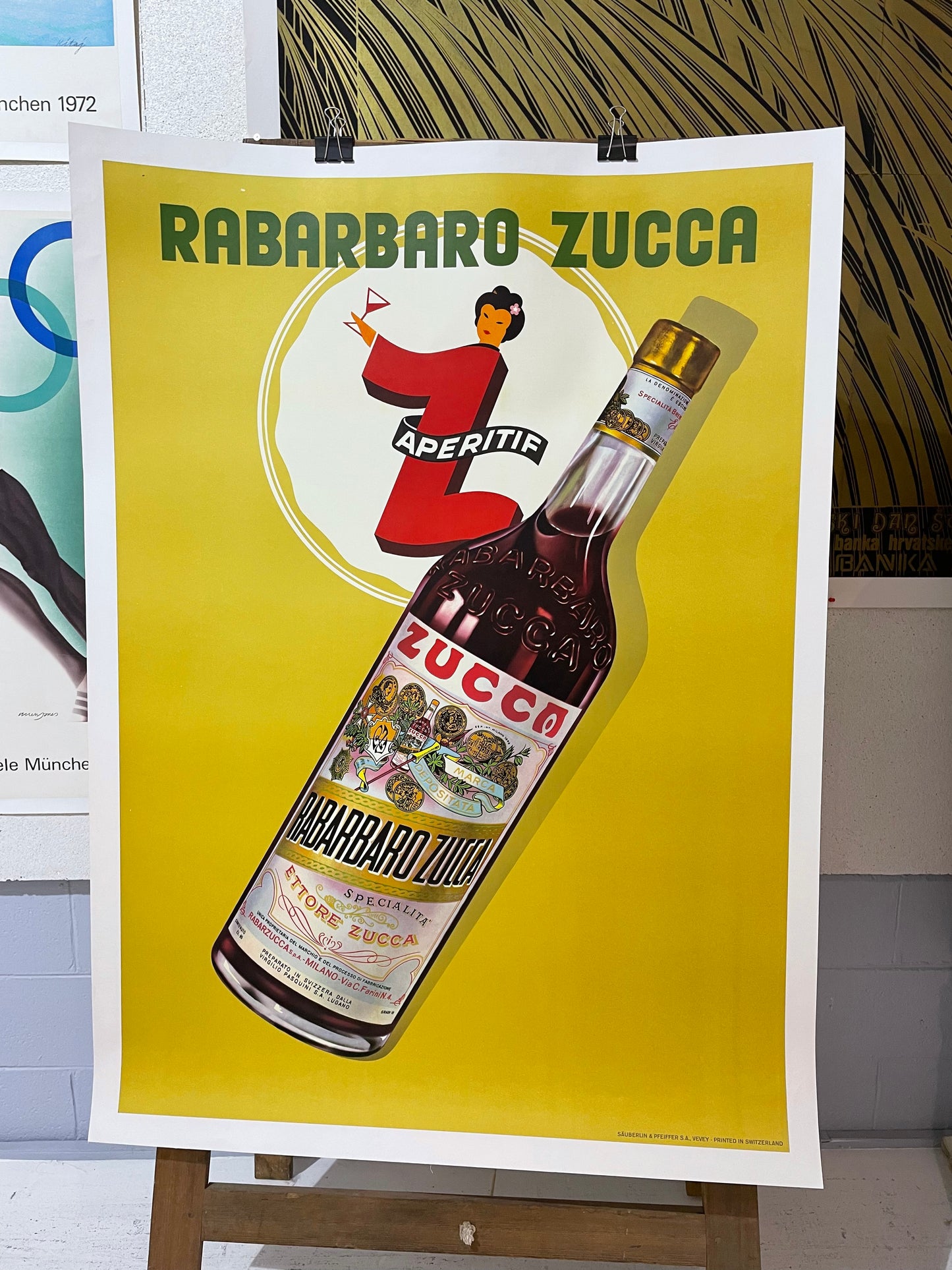 Rabarbaro Zucca Vintage Poster