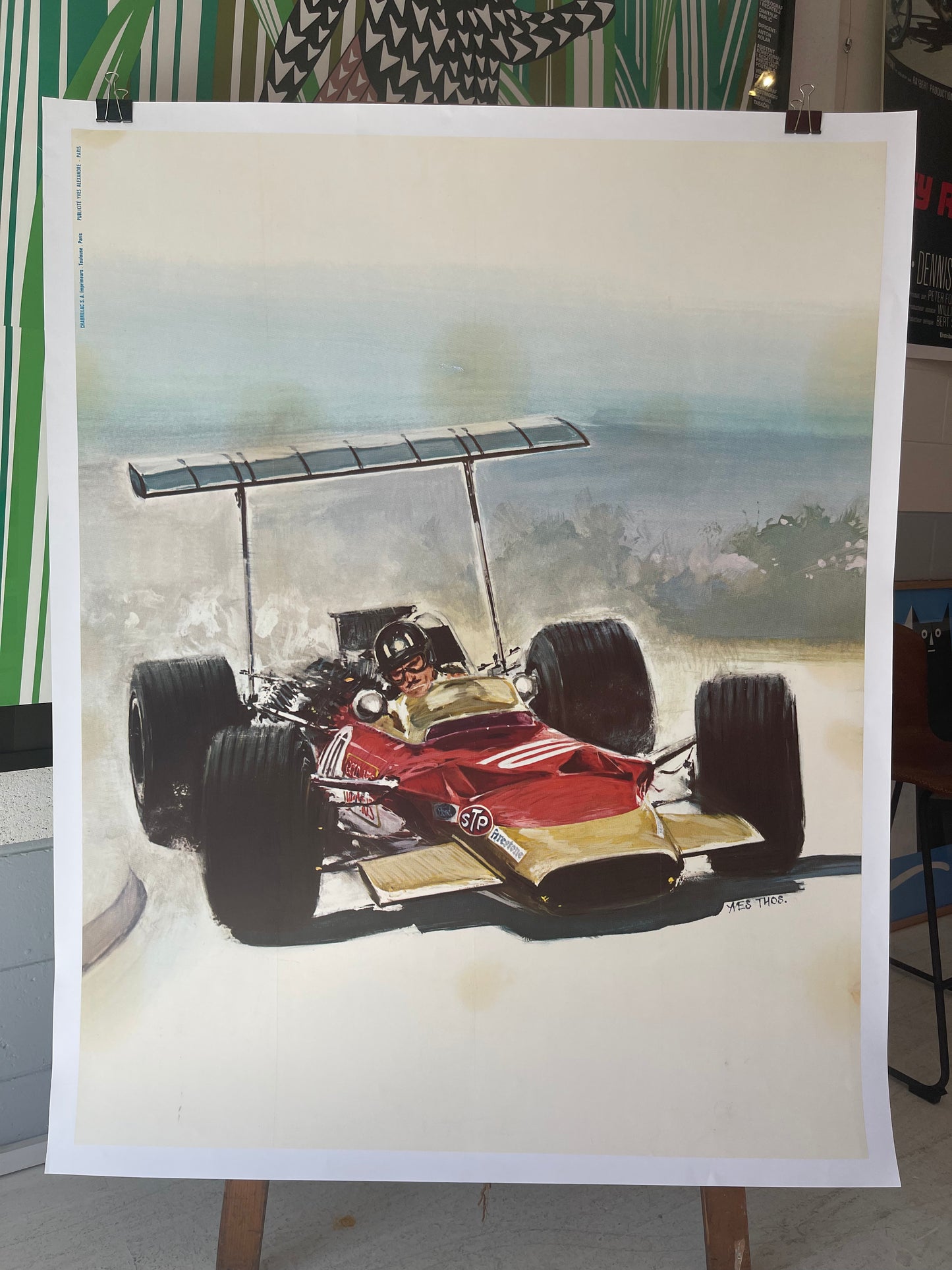 Lotus 49 Formula One Racing Car Graham Hill F1 by Yves Thos