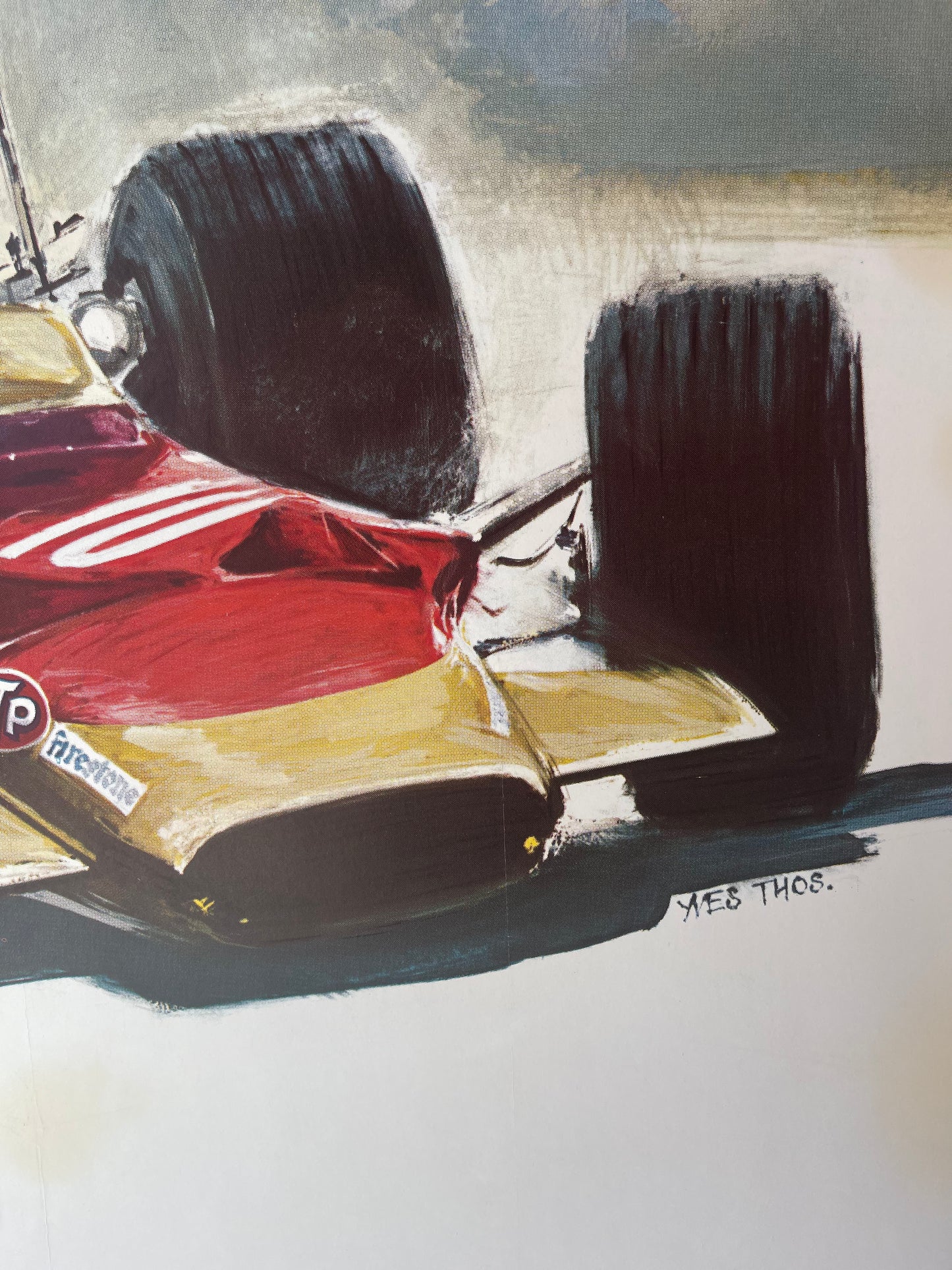 Lotus 49 Formula One Racing Car Graham Hill F1 by Yves Thos