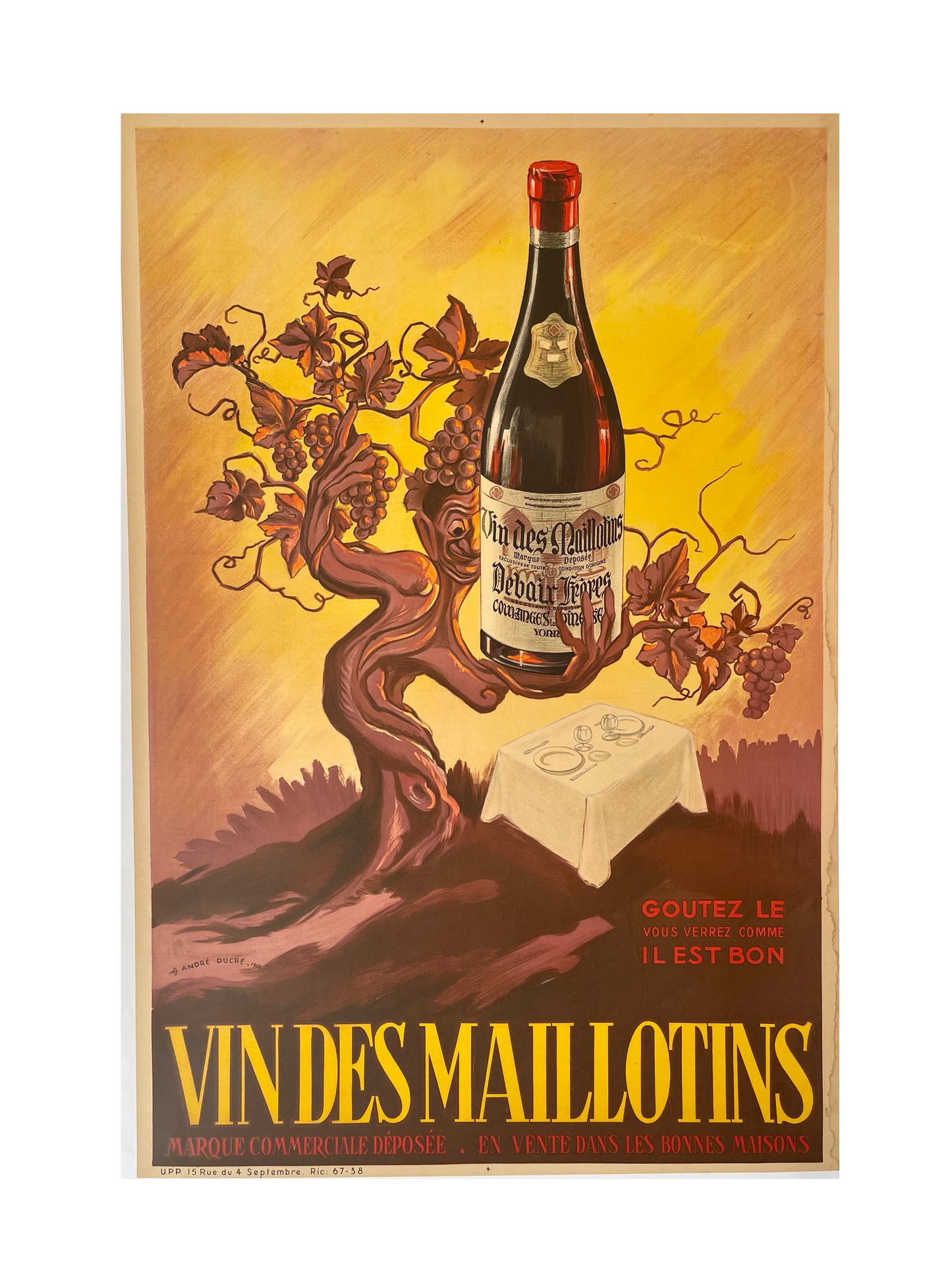 Vin de Maillotins by Andre Ducre