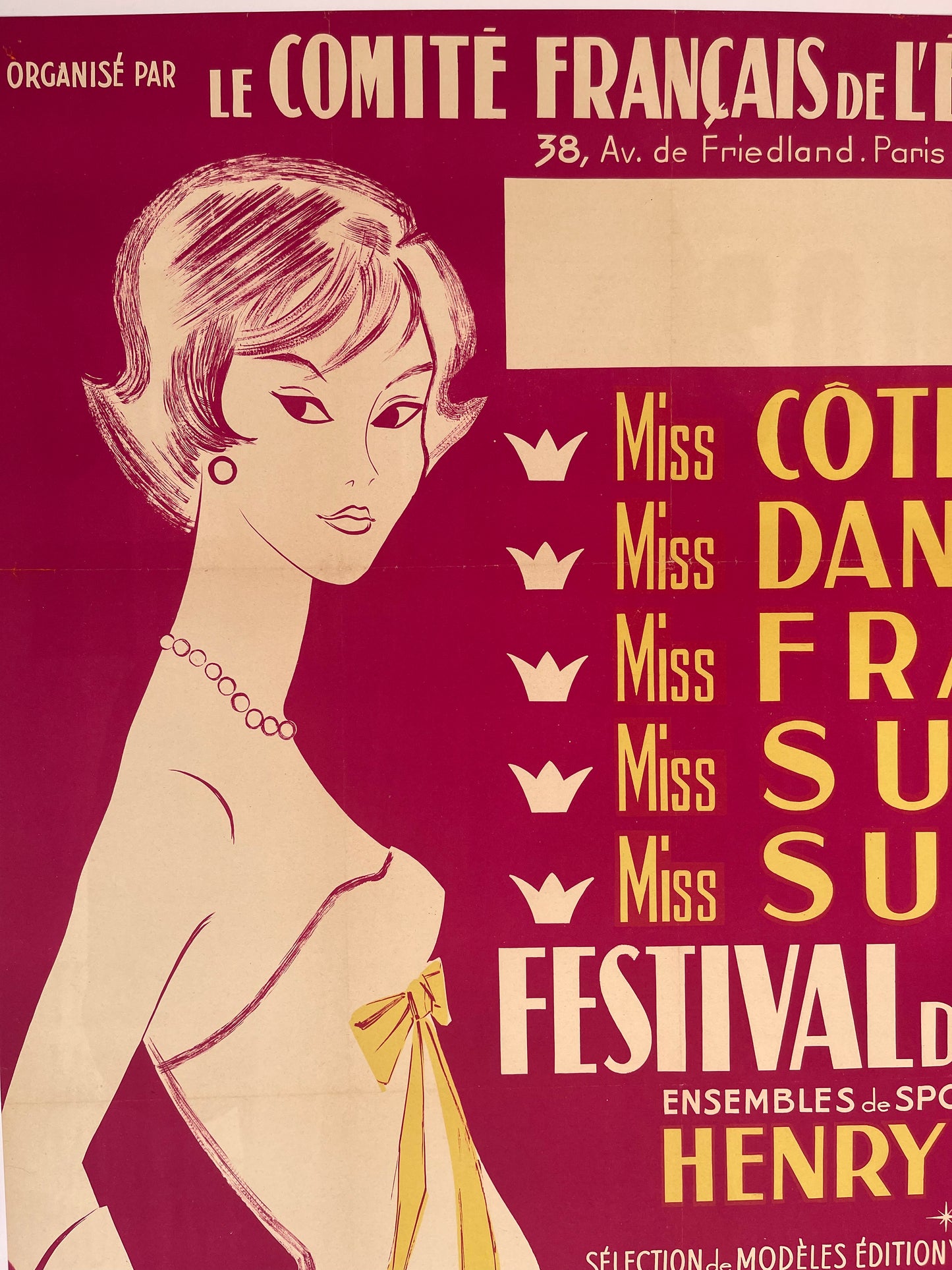 Festival de Paris Beauty Pageant Advert