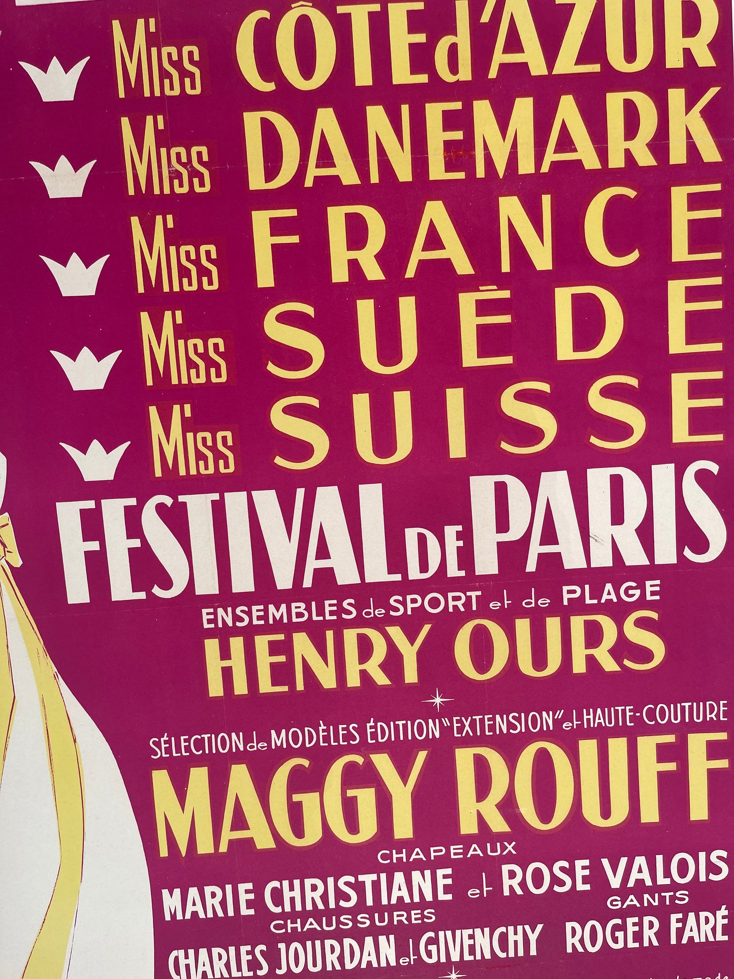 Festival de Paris Beauty Pageant Advert