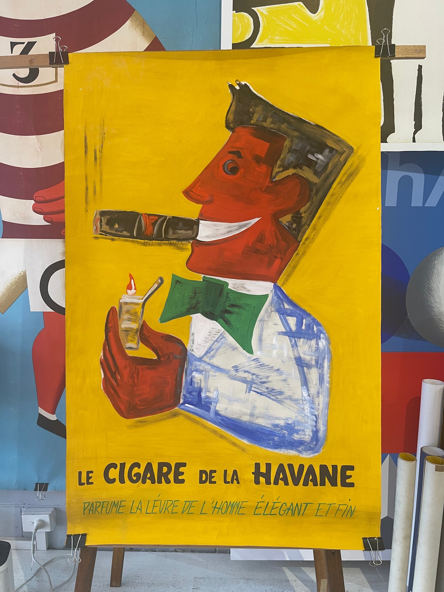 Le Cigare de la Havane by E. Poile