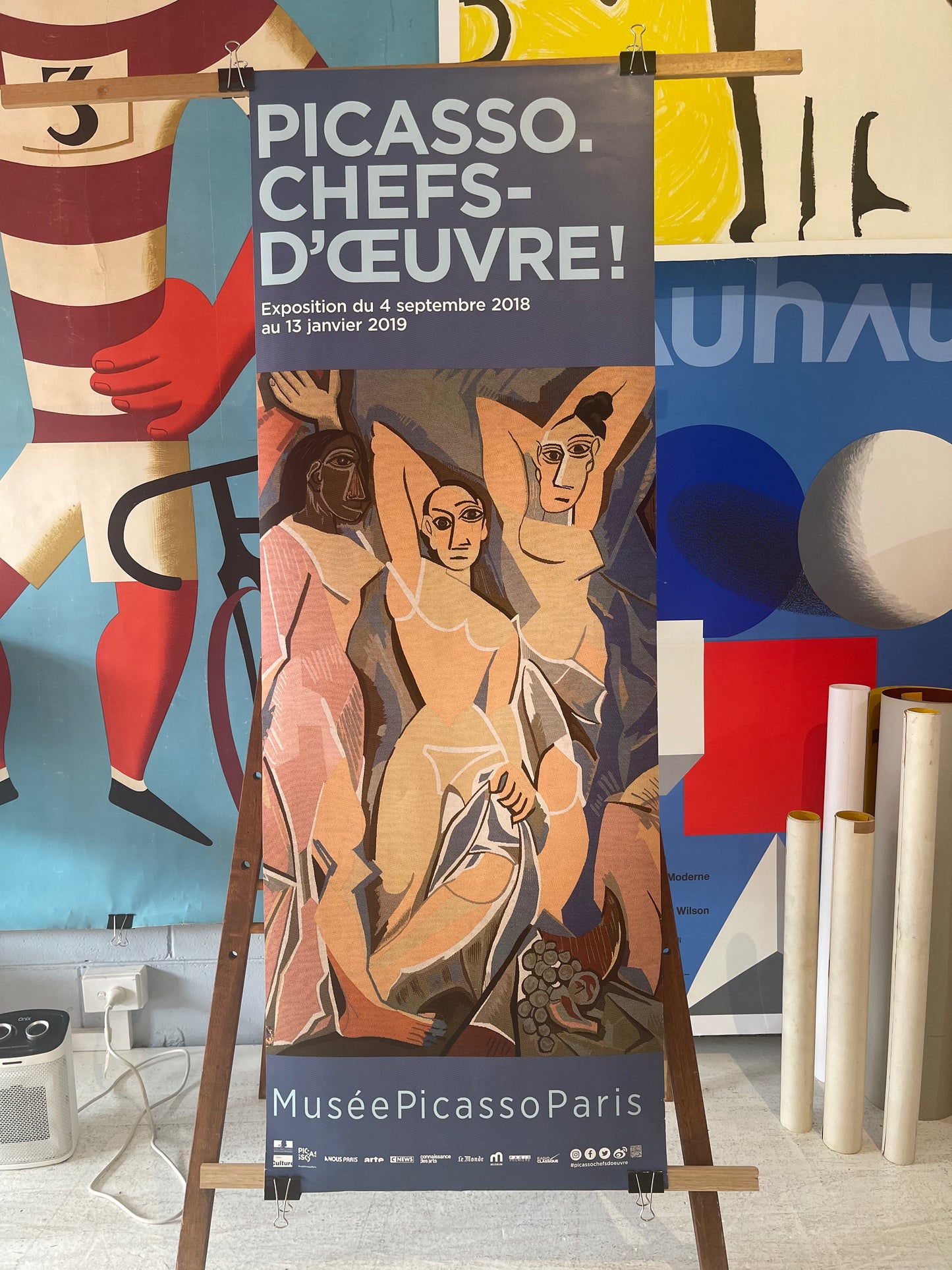 Picasso Exhibition Poster feat. 'Les Demoiselles d'Avignon'