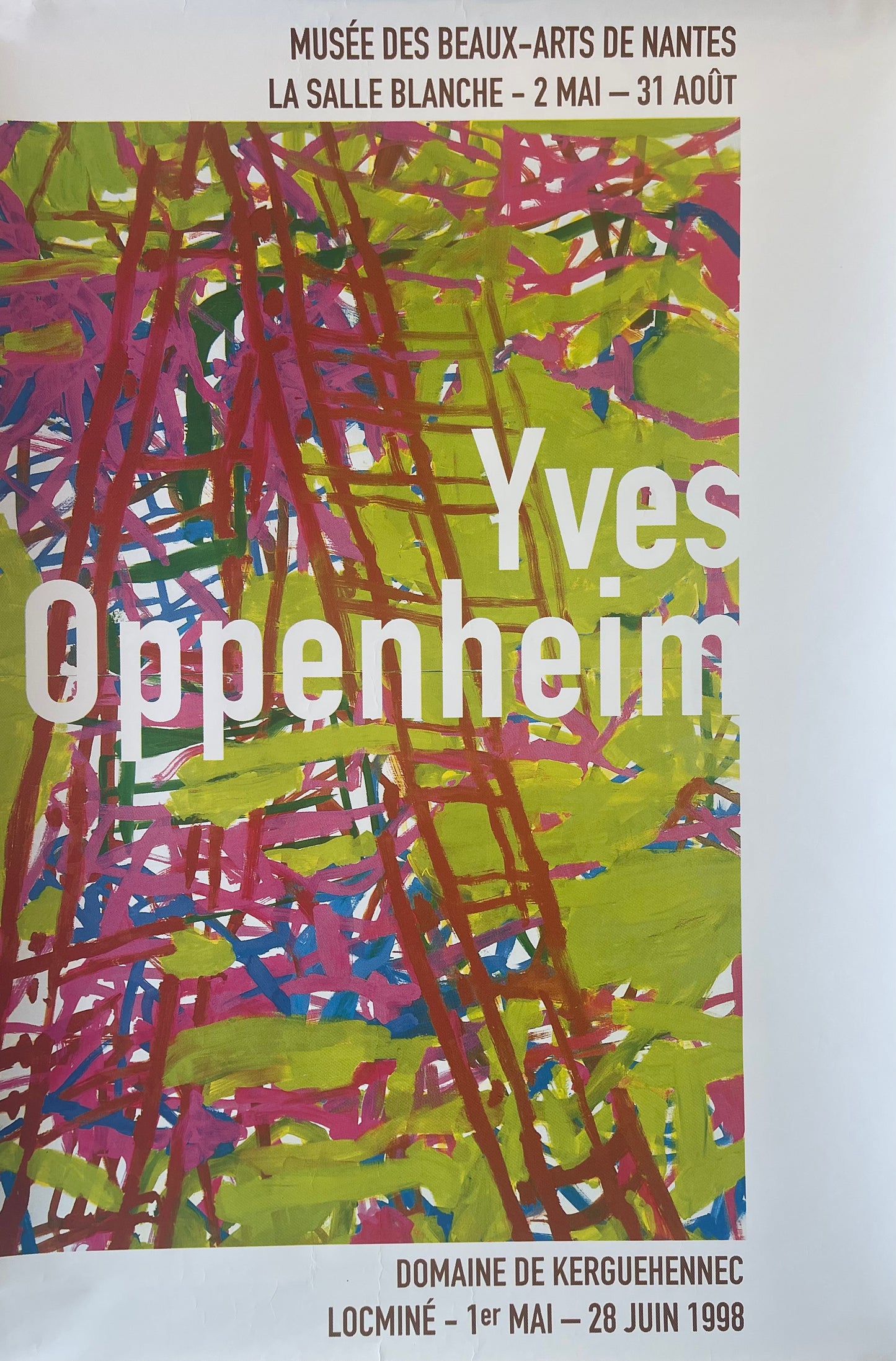 Yves Oppenheim Exhibition Poster