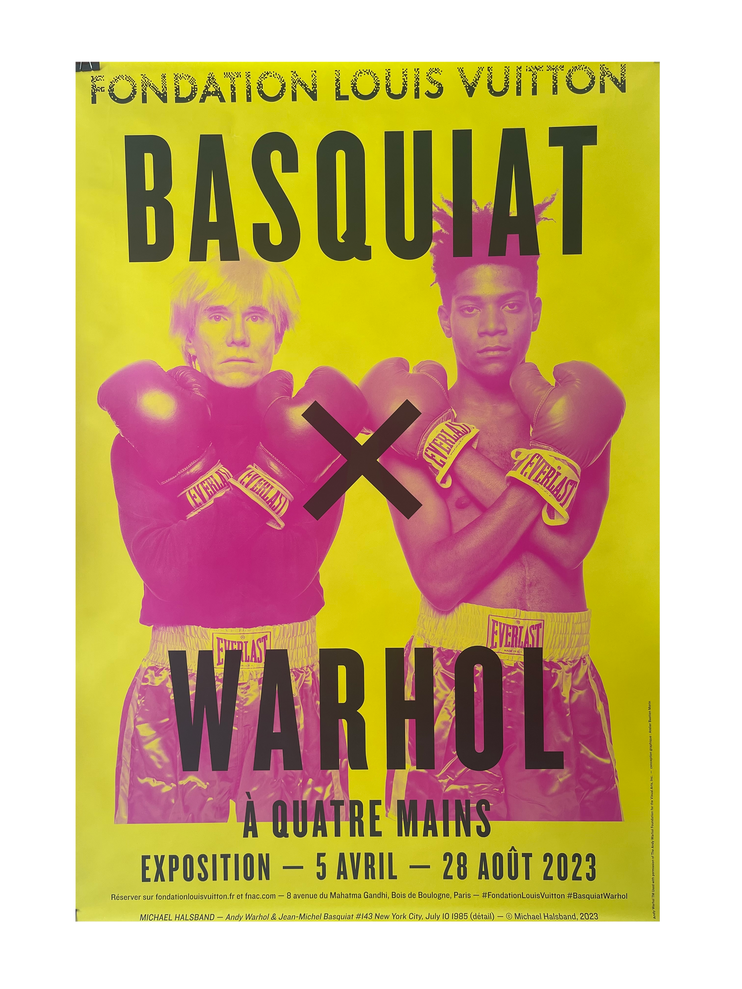 Basquiat x Warhol Exhibition Poster