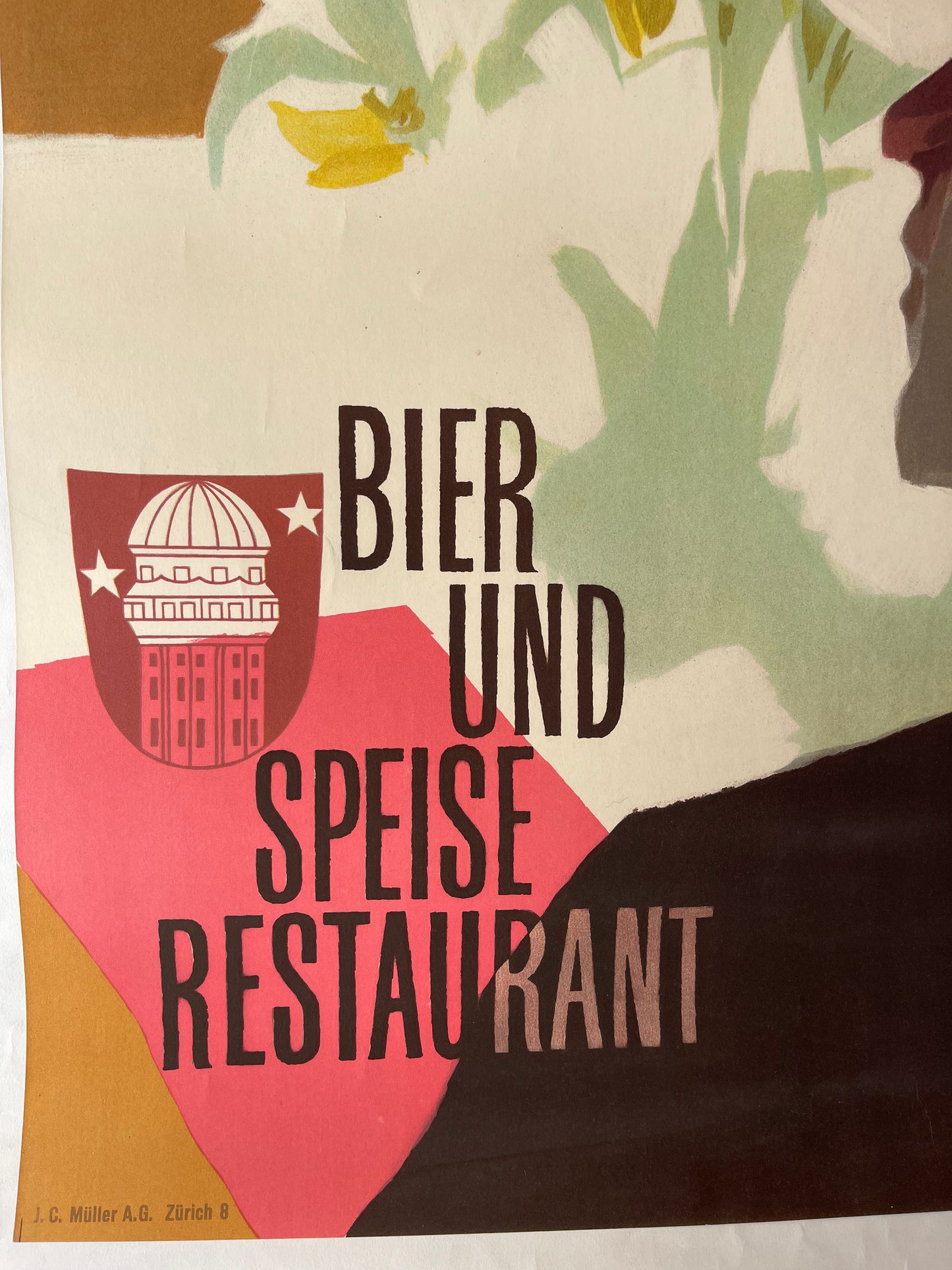 Urania Zurich Restaurant Poster
