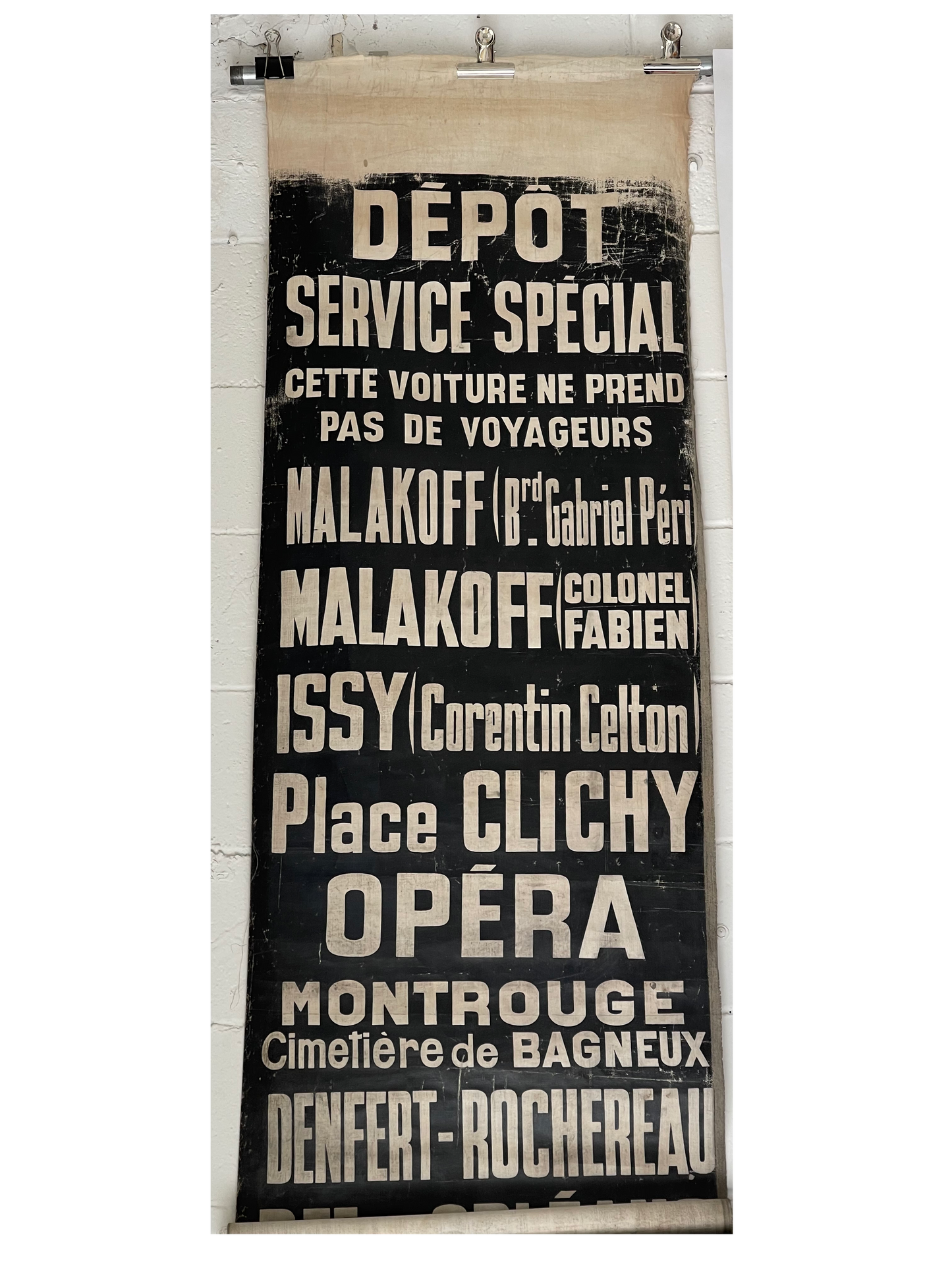 Tram Depot Banner