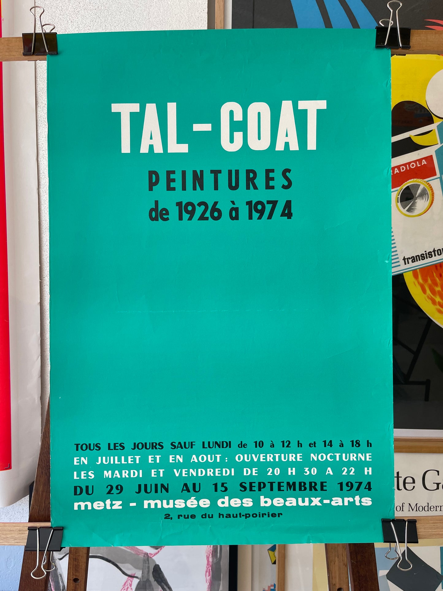 Tal-Coat Peintures Vintage Poster