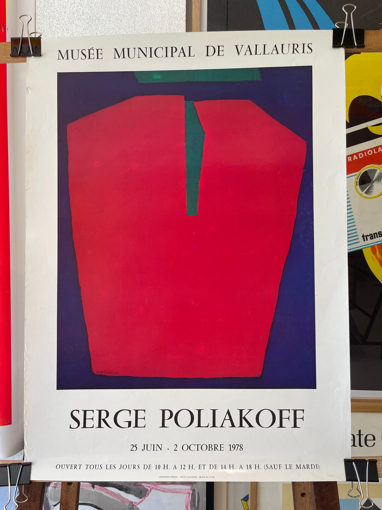 Serge Poliakoff Exhibition Poster