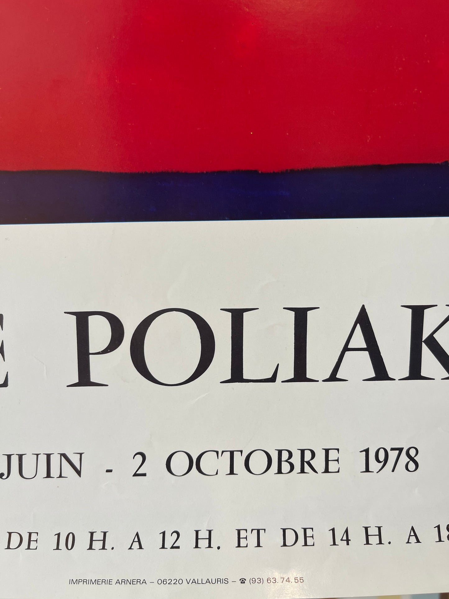 Serge Poliakoff Exhibition Poster
