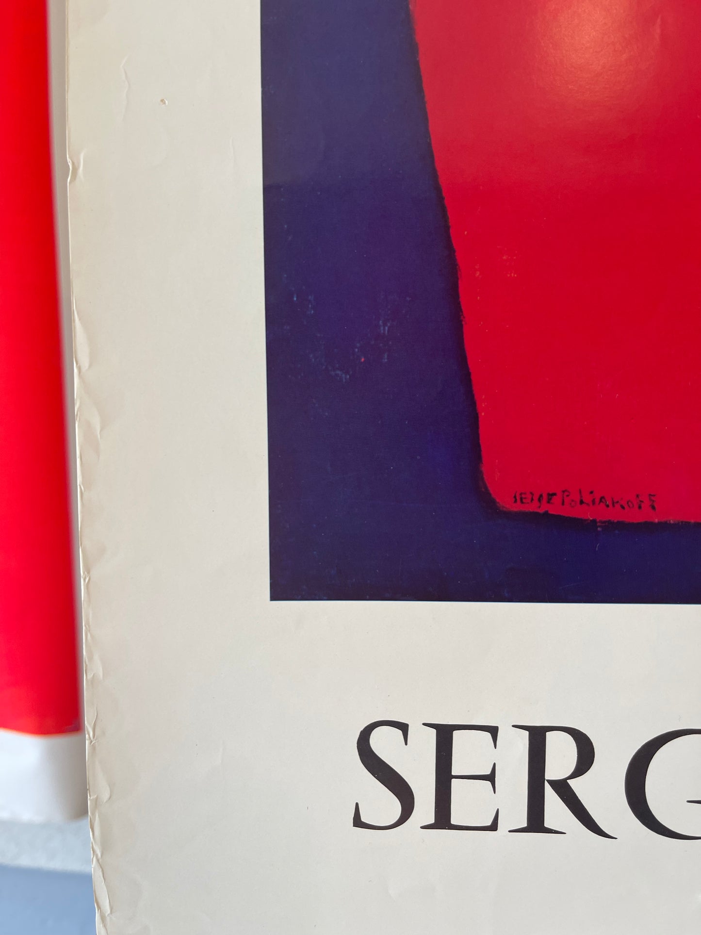Serge Poliakoff Exhibition Poster