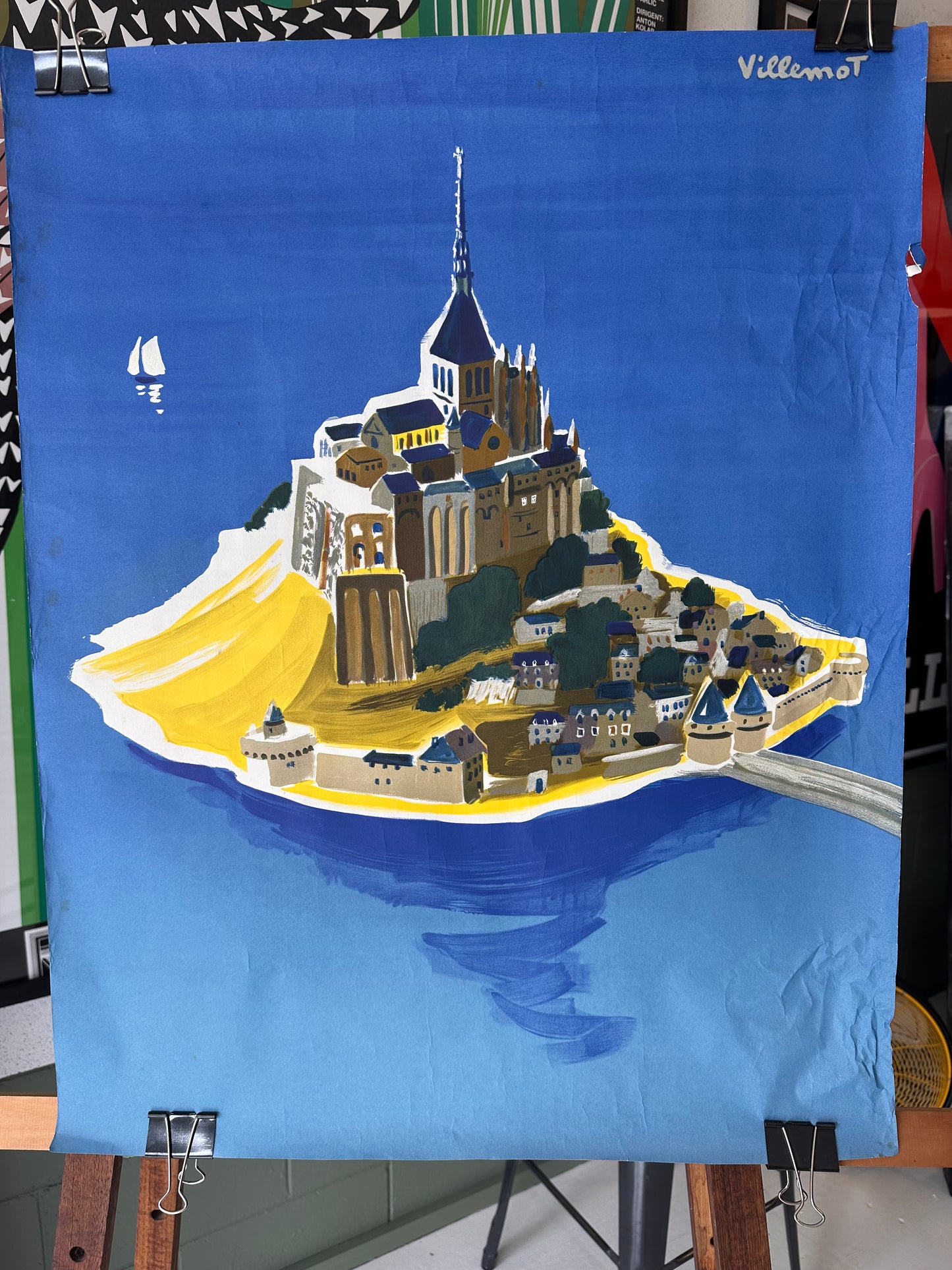 Ile de Saint Michel by Bernard Villemot