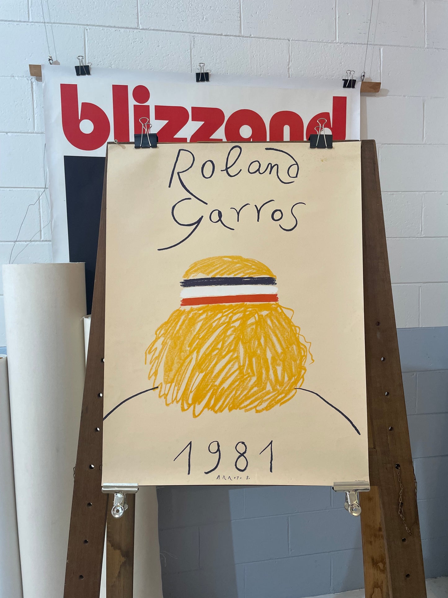 Roland Garros Tennis Open 1981 by Arroyo