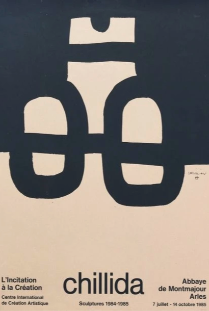 Chillida Exhibition Poster