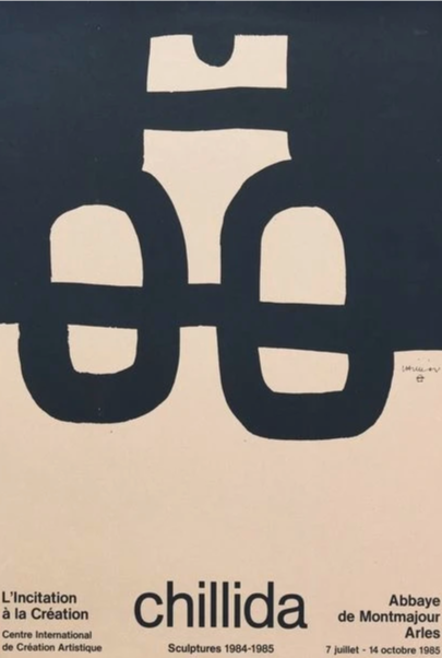 Chillida Exhibition Poster