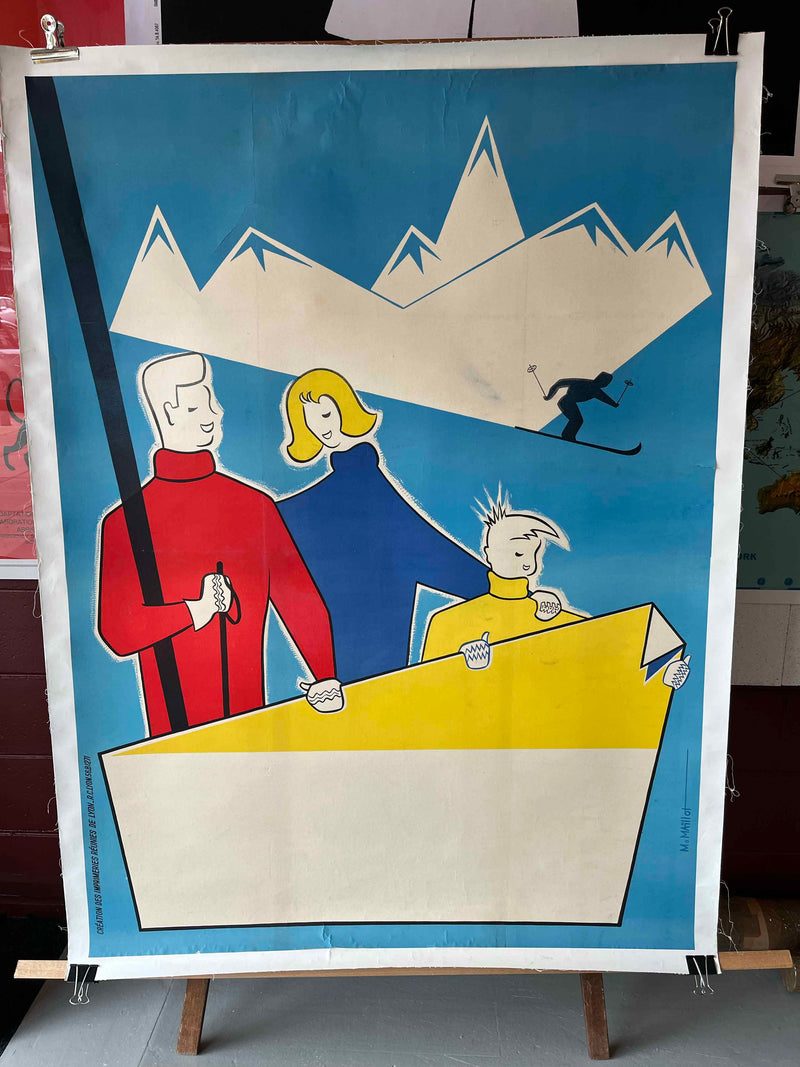 Ski en famille by M. Maillot