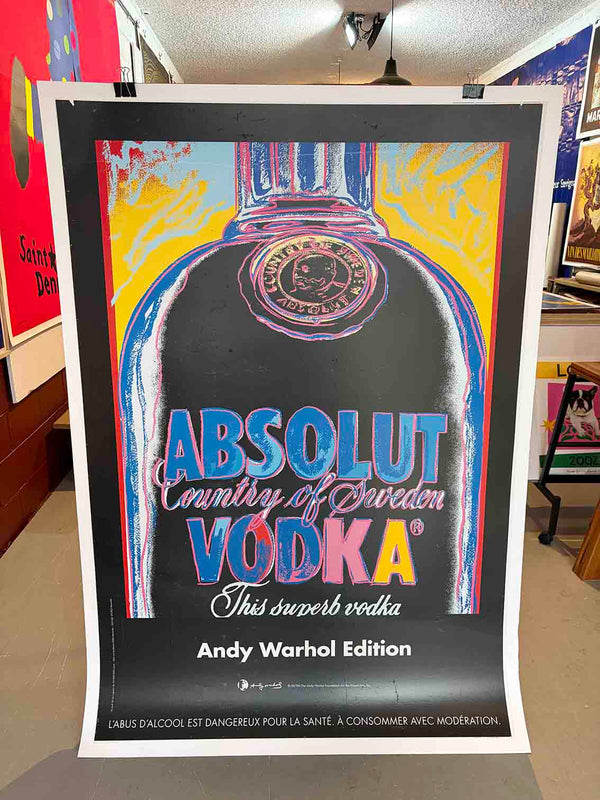 Andy Warhol Absolut Vodka - Original Pop Art Poster - Vintage Posters