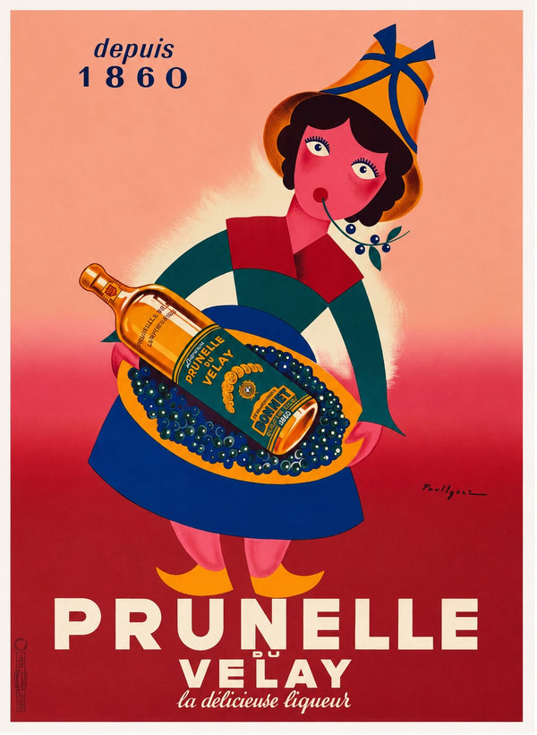 Prunelle du Velay Poster by Paul Igert – Original french
