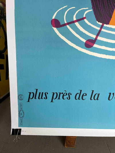 Teppaz Blue Record Girl by Alain Gauthier