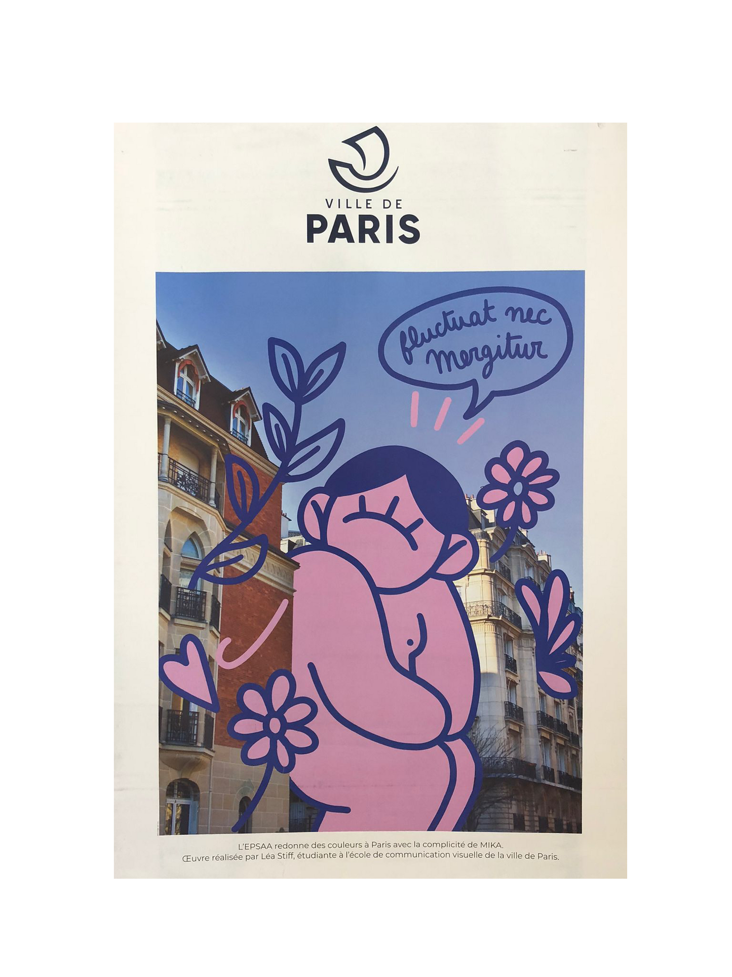 Ville de Paris poster by MIKA