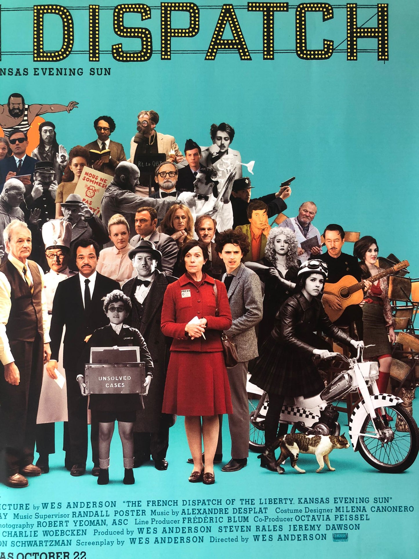 French Dispatch Original Film Poster