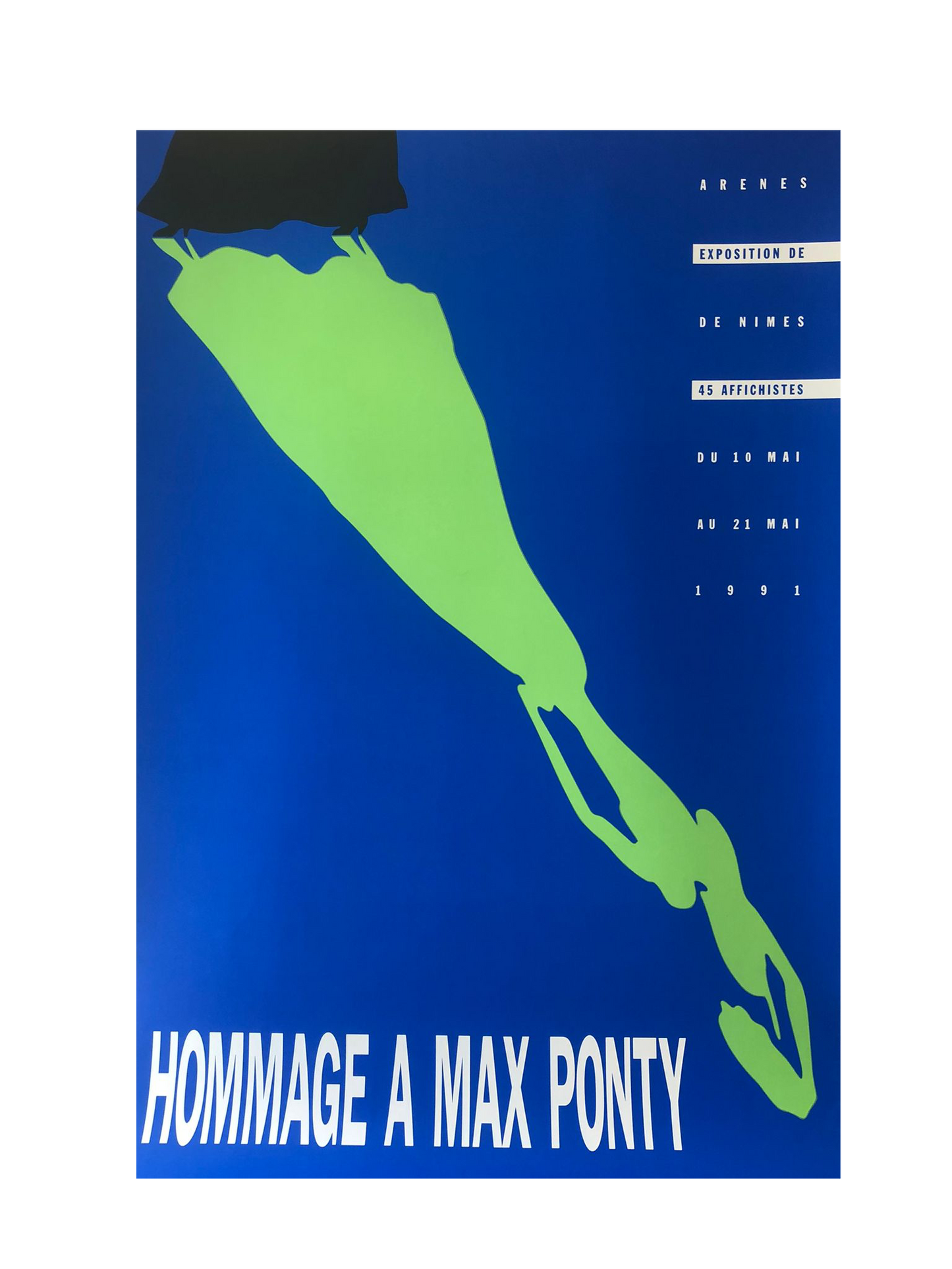 Hommage to Max Ponty Exhibition Poster