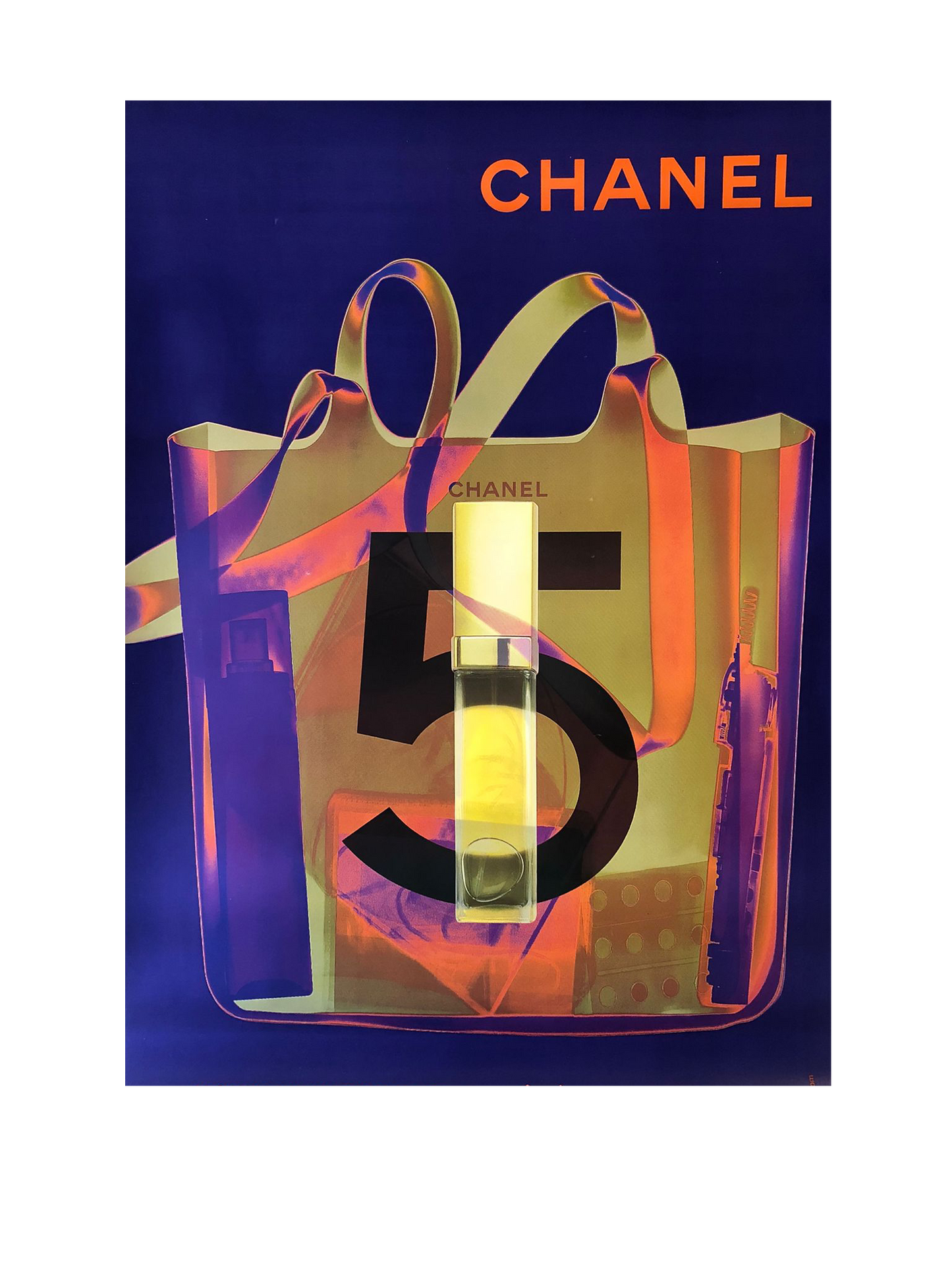 Chanel No. 5 Spray Purple and Orange