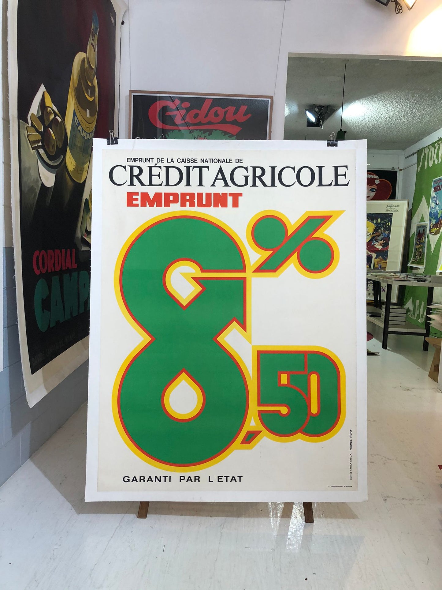 Agricultural Credit Advertisement Poster by Michel Adam