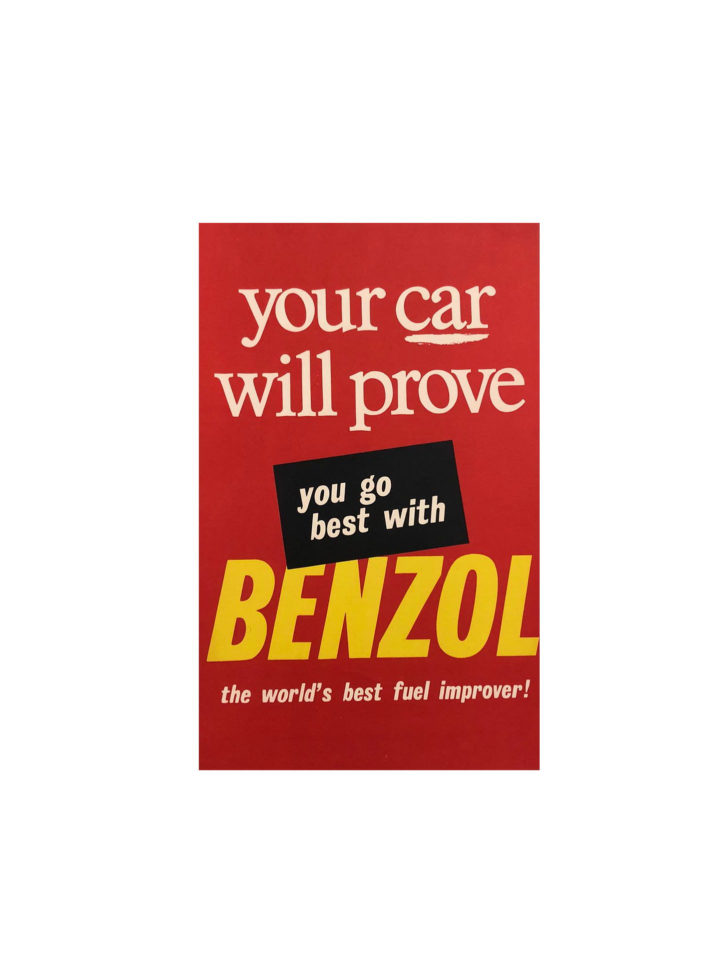 Benzol Advertisement
