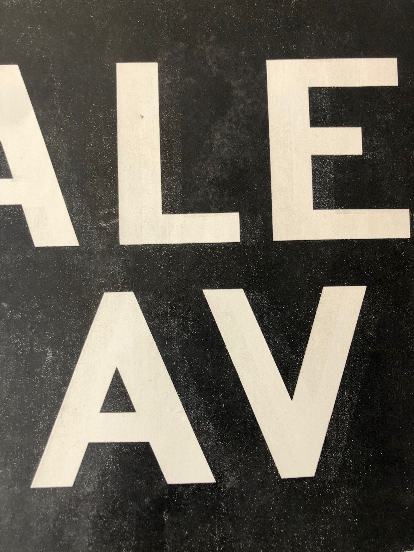 Lilydale & Belgrave Station Sign