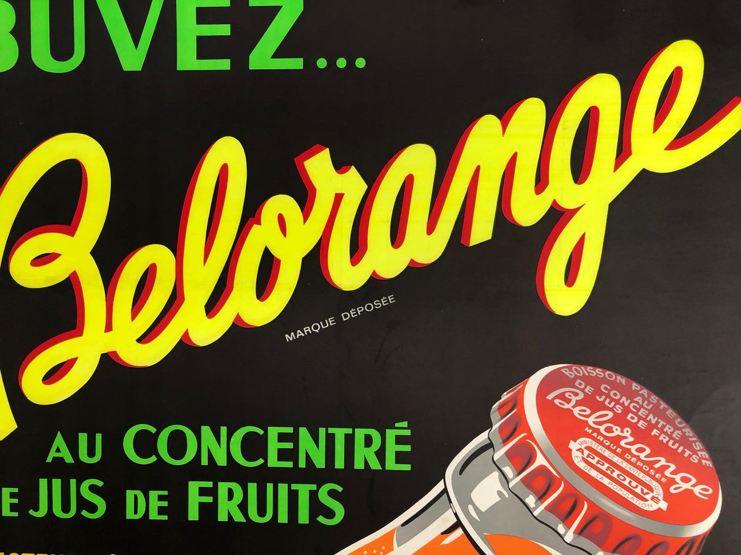 "Drink...Belorange" Soda Advertisement