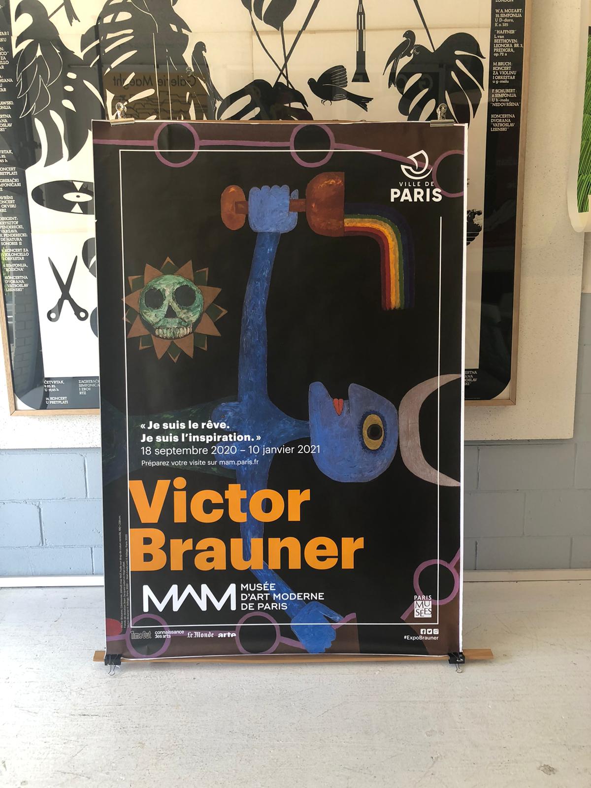 Victor Brauner original exhibition poster