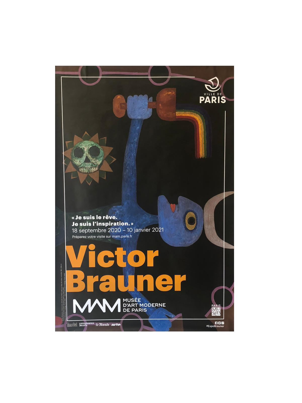 Victor Brauner original exhibition poster