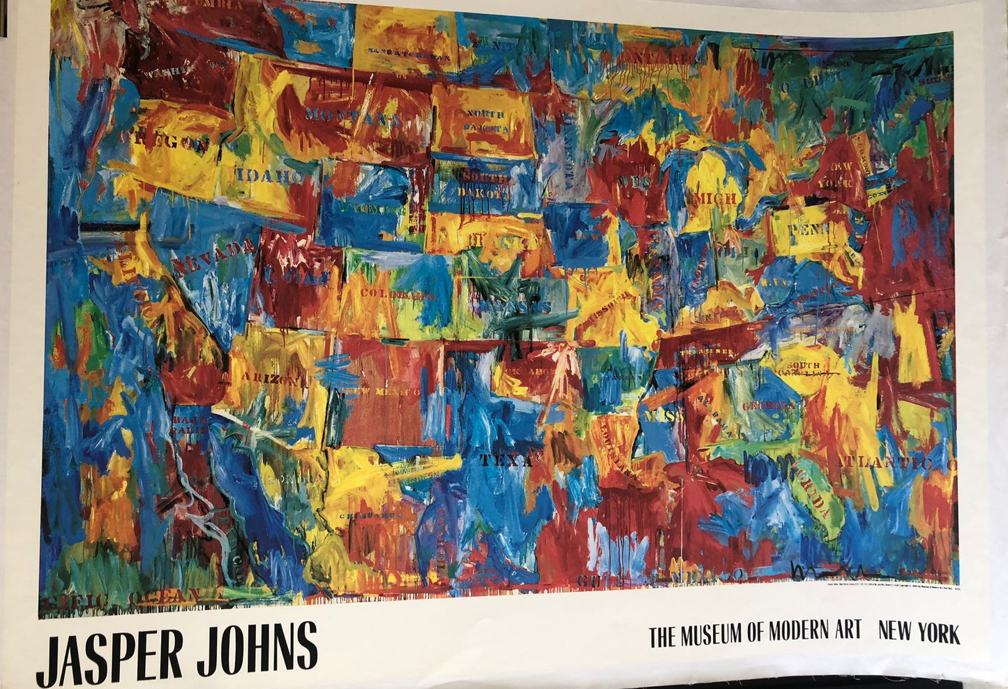 Jasper Johns Exhibition Poster