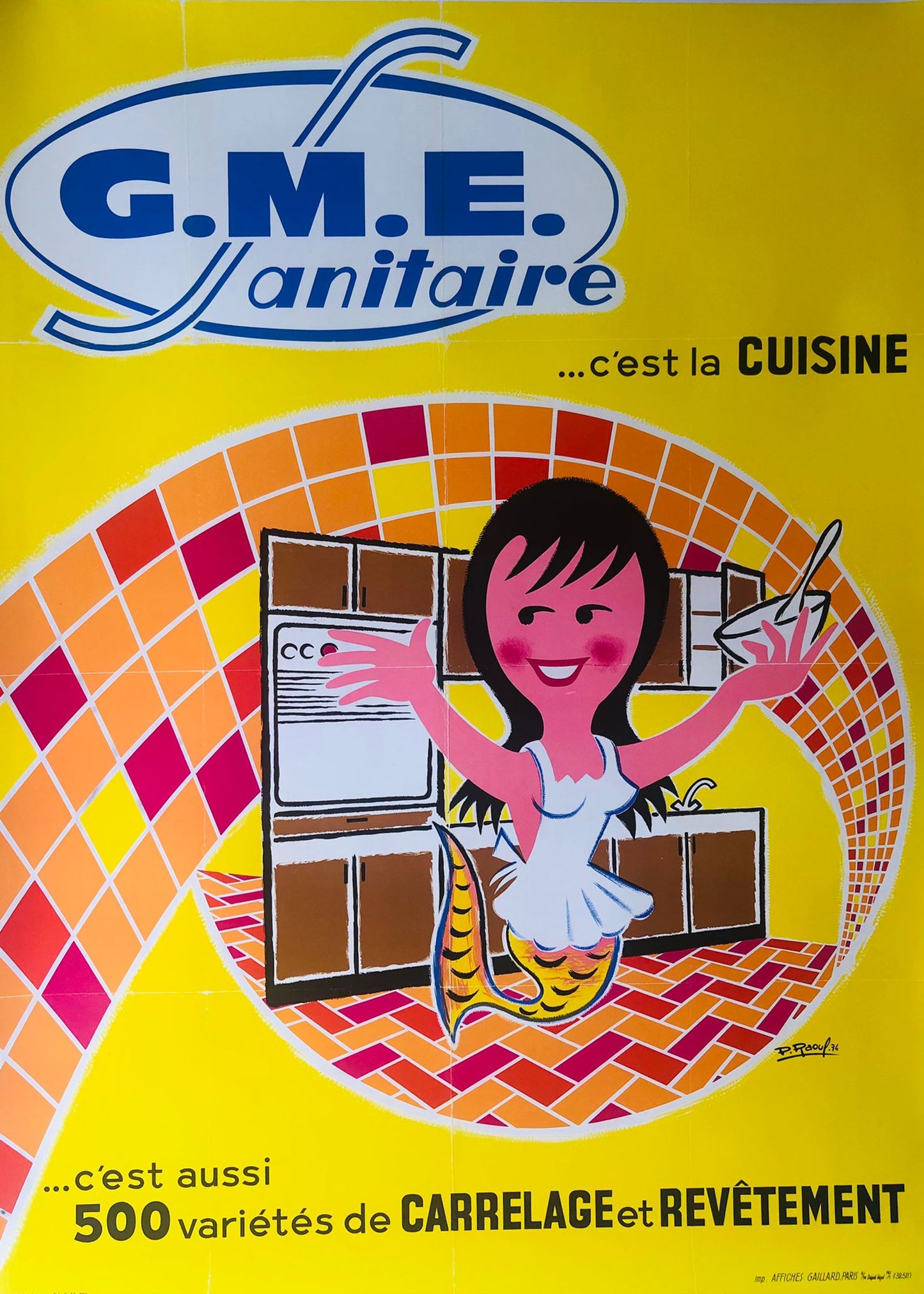 G.M.E Sanitaire Cleaning Product Advertisement by Raoul