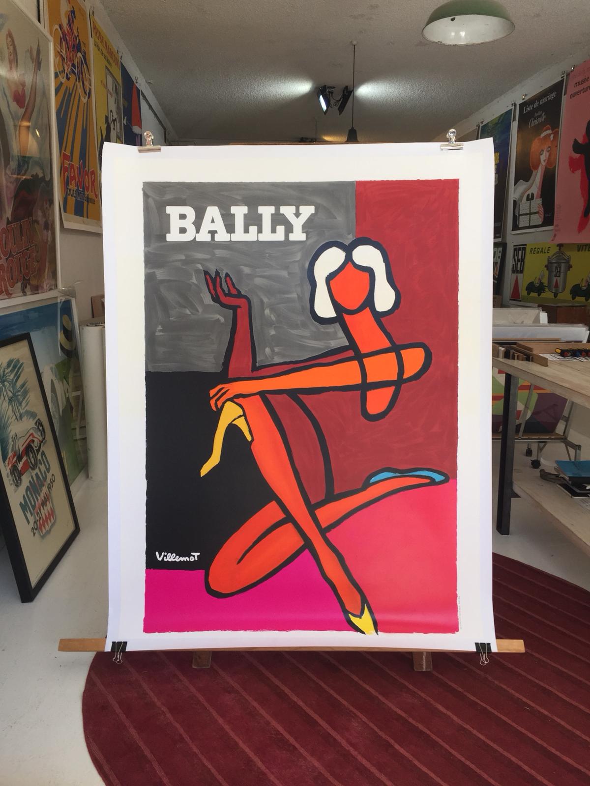 Bally Pink by Bernard Villemot