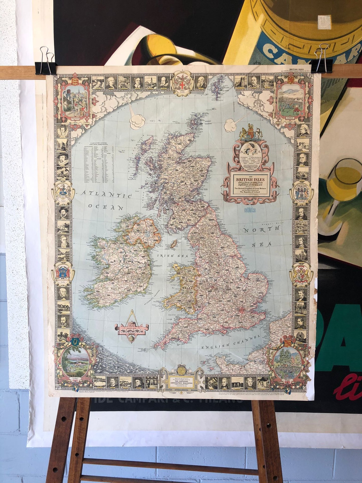 British Isles Map "1949