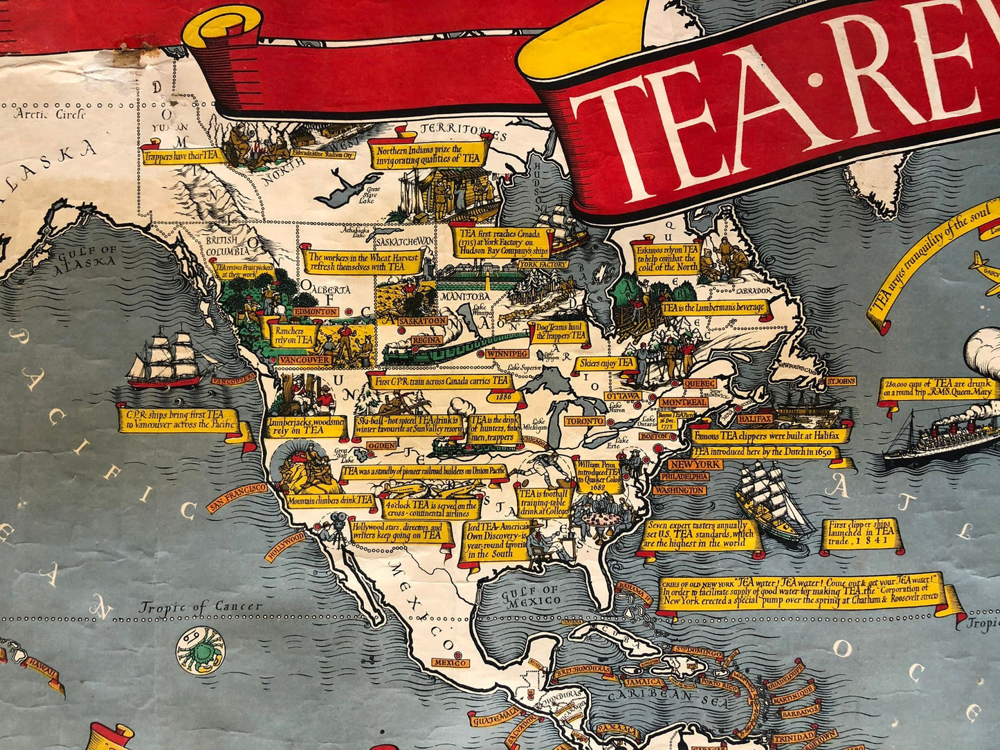 Tea Revives the World Map
