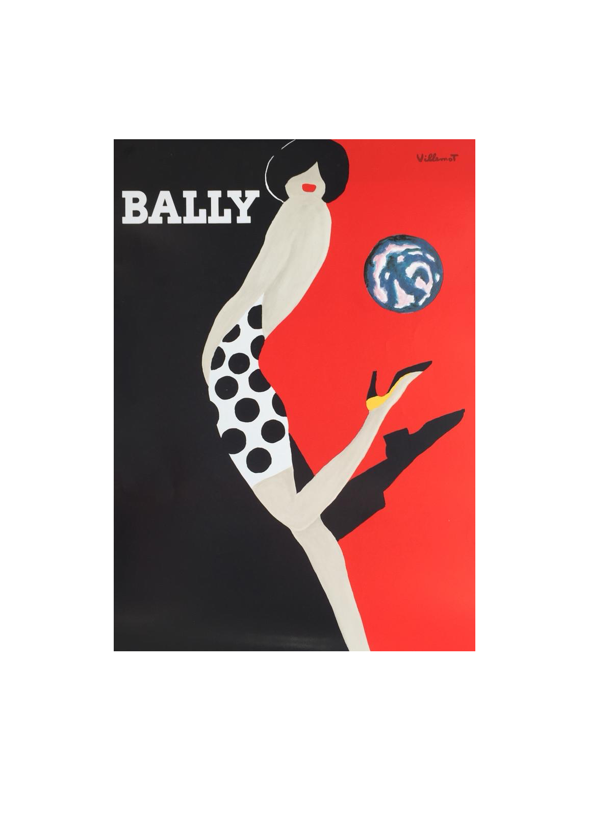 Bally Kick by Bernard Villemot