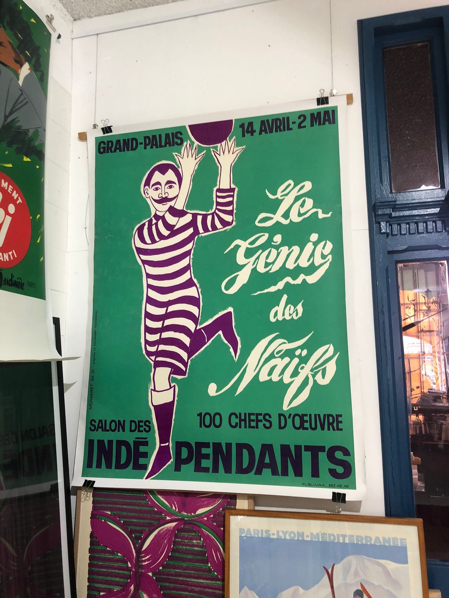 Le Genie des Naifs Football Poster