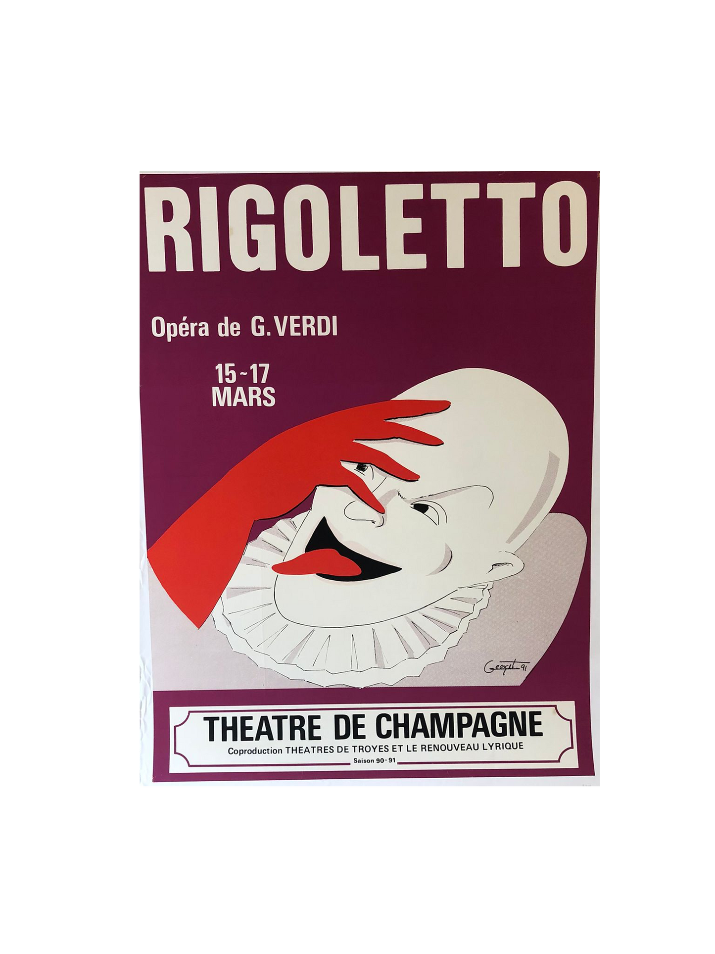 Rigoletto Theatre Poster