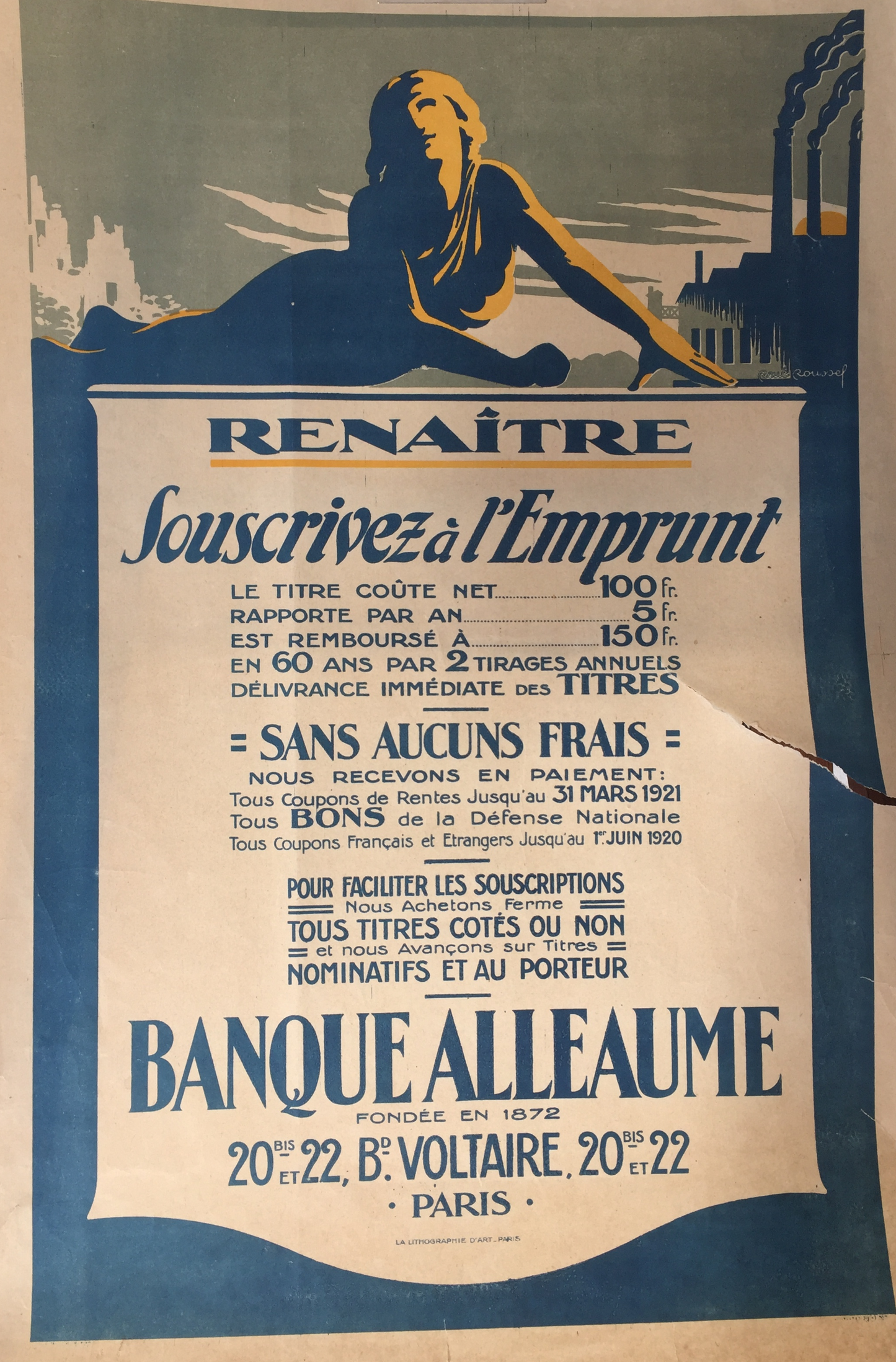 Renaître, Souscrivez à l’Emprunt by Rene Roussel