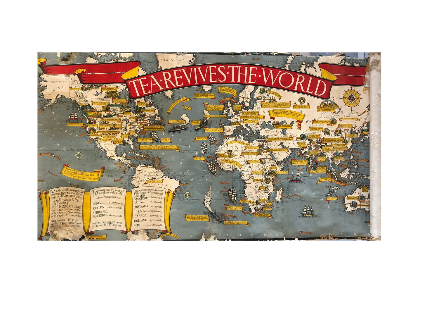 Tea Revives the World Map