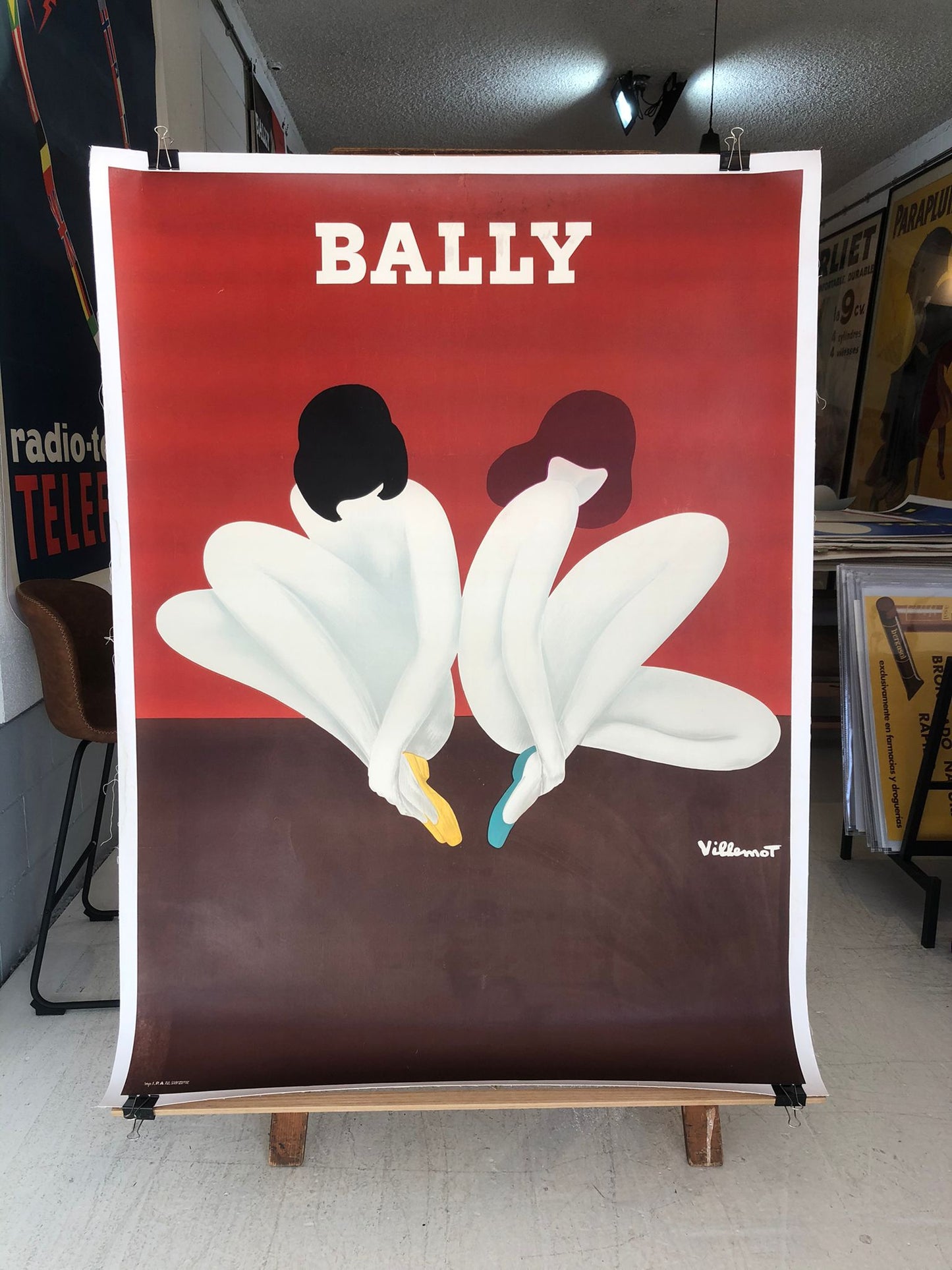 Bally Lotus by Bernard Villemot